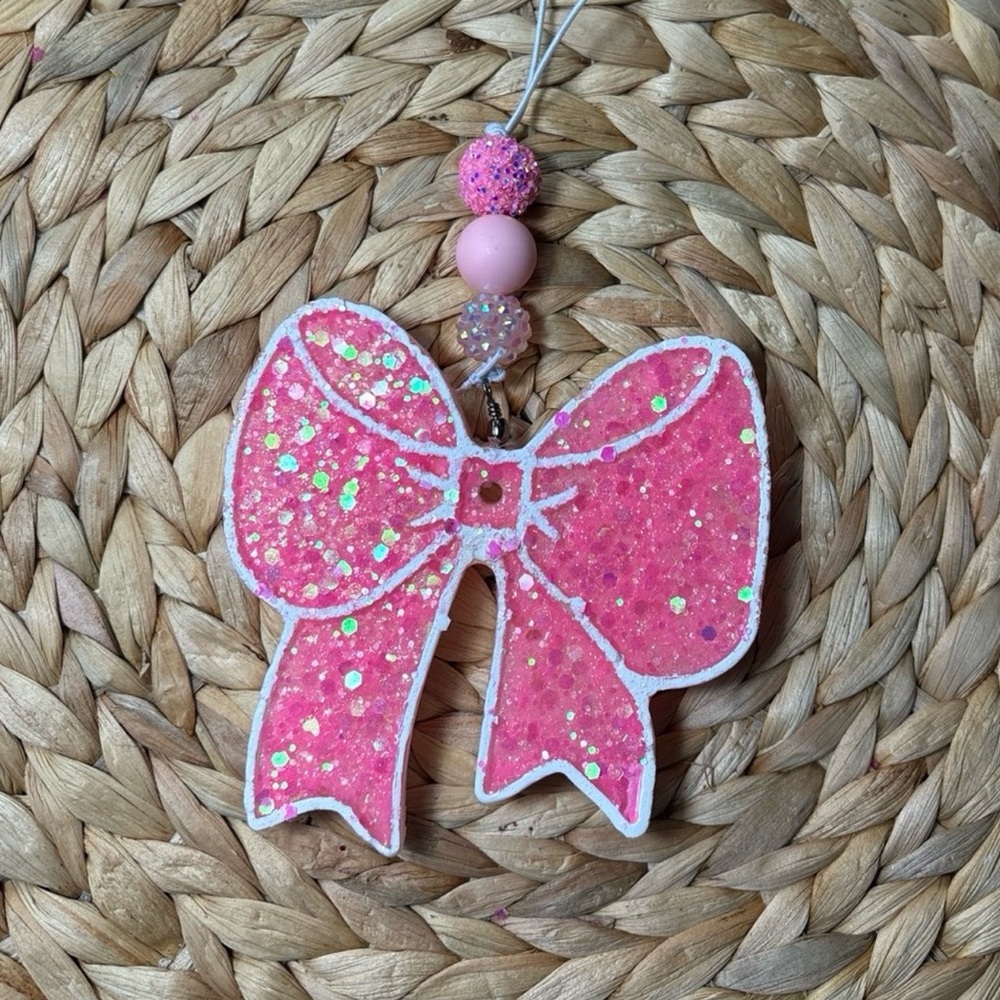 Car Freshie - Bombshell Bow Shape - Long-Lasting Scent, Cute Car Air Freshener